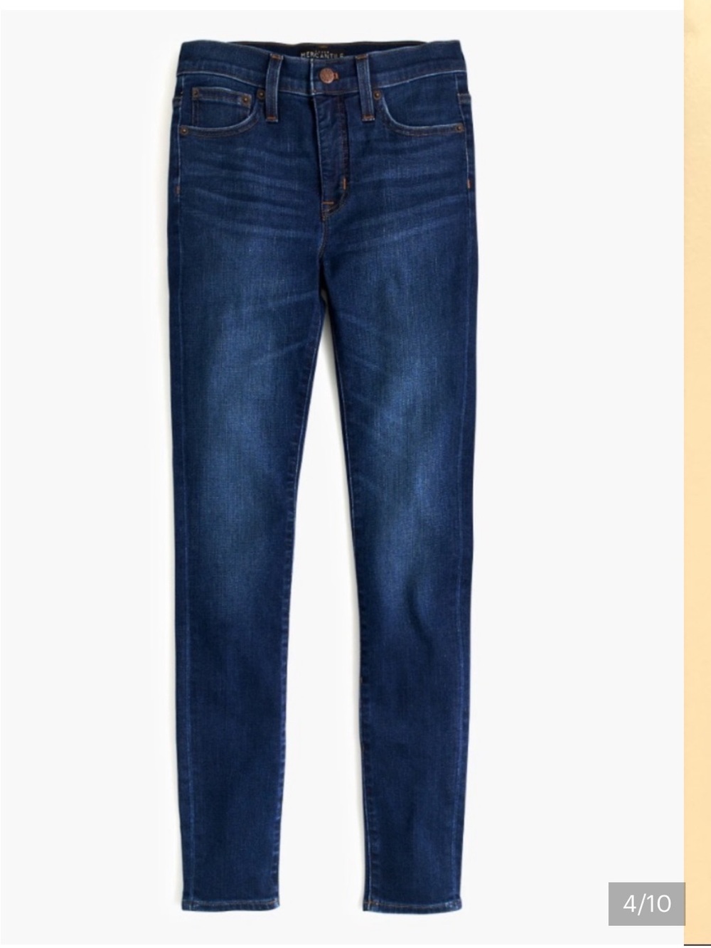 J. Crew High Rise Skinny Cropped Jeans, Size 31